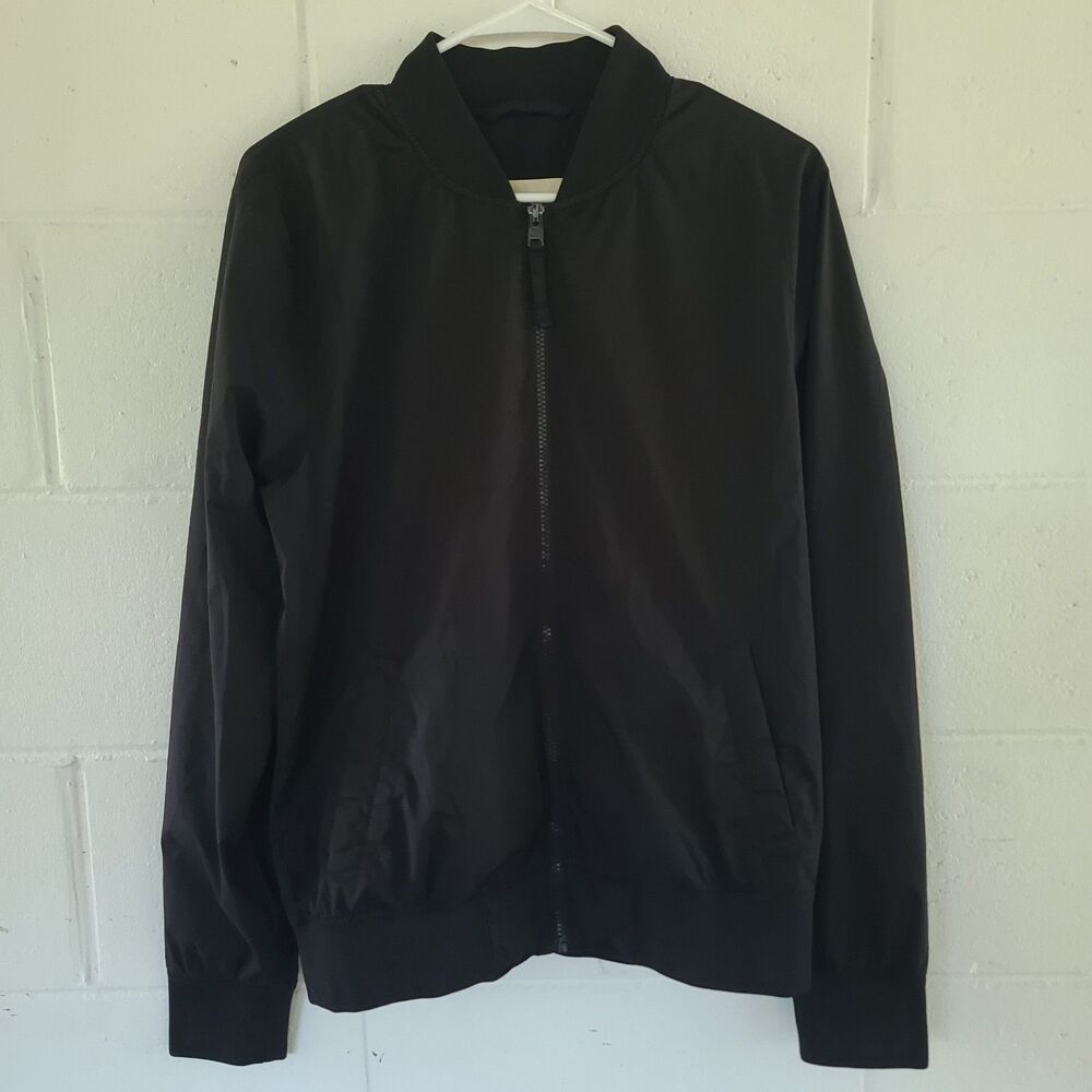 retro Hollister California Size M Black Epic Flex Stretch Windbreaker Jacket EUC - Picture 16 of 16